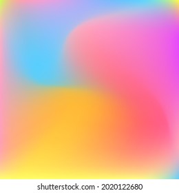 Fondo de degradado de agua multicolor del líquido arcoiris dinámico. Textura borrosa de Neon Pastel de Curva Rosa. Fondo claro azul morado borroso de color. Malla Verde Feliz Ola Amarilla Amarilla Láquida De Ritmo Gradiente.