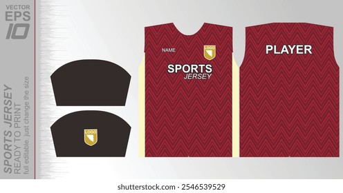 Dynamic ready-to-print jersey design, perfect for sports or casual wear. Fully customizable and easy to resize for any size. Ideal for sublimation or other printing methods, offering a sleek and moder