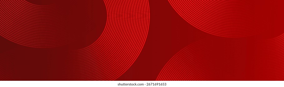 Fondo Abstractas rojo dinámico . Elemento de círculo moderno. concepto de tecnología futurista