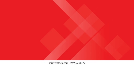 Anuncio de fondo de Formas geométricas Abstractas rojas dinámicas