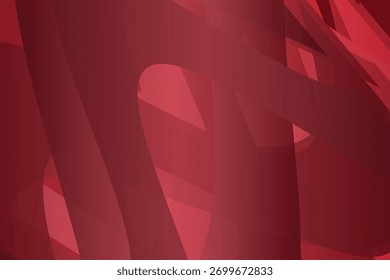 Formas geométricas abstratas vermelhas dinâmicas criam um fundo moderno e energético com uma sensação de profundidade e movimento.