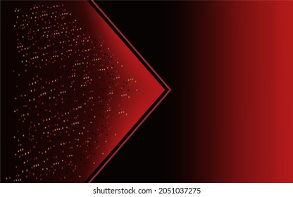 Dynamic Red and Black Abstract Background
