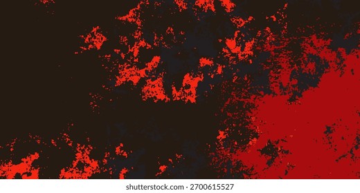 Dynamic red and black abstract background with grunge brush strokes and halftone dots, ideal for sports, action, or edgy graphic design.	

