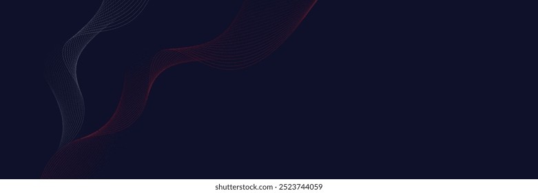 Dynamic Red and Blue Particle Wave Design with Detailed Dot Texture, Ideal for Patriotic Themes, High-Impact Digital Backgrounds, and Contemporary Graphic Art Projects