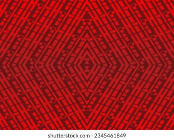 Dynamic red geometry with dark gradient background, perfect for brochure, advertisement, card, banner, promotion, certificate, printer, batik, charter, etc.