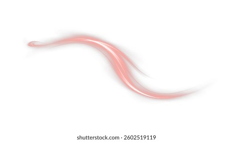 dynamic red laser light effect with glowing stripes, racing curves, and futuristic speed motion. Perfect for tech designs, sport visuals, road energy, and fast neon backgrounds. Vector