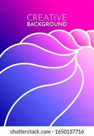 Dynamic red, pink, purple, blue gradient textured style background design. Modern abstract vector. Creative, style cover. Cool gradient shape composition. Vertical illustration. Minimum coverage.Eps10
