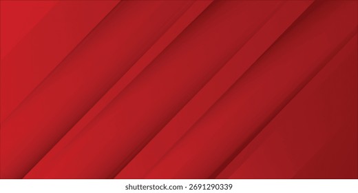 Dynamic Red Striped Abstract Background