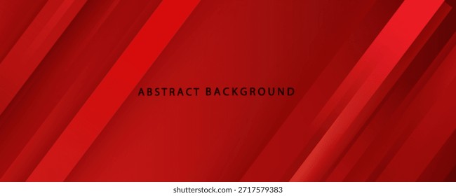 Dynamic Red Striped Abstract Background