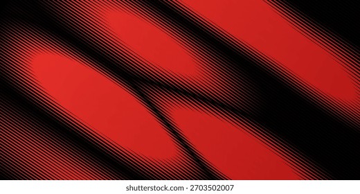 Dynamic red wavy line abstract background with futuristic design. Perfect for tech, digital, and creative visual themes. Ideal for banners, web, presentations, or posters.