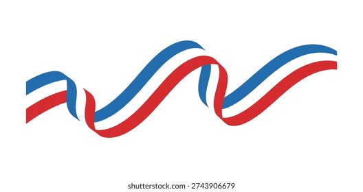Ilustración vectorial cinta roja