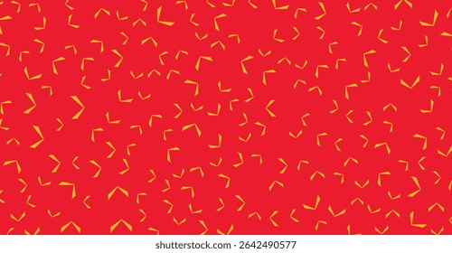 Dynamic Red and Yellow Arrow Pattern: A Visually Striking Seamless Background for Modern Designs and Creative Projects, Offering a Bold and Unique Aesthetic