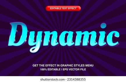 Dynamischer Retro-Texteffekt. Futuristische Blumenweise