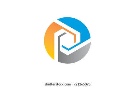 Dynamic Rotation Distribution Letter P 