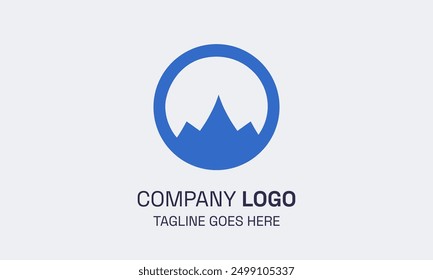 Dynamic and Rugged Mountain Adventure Logo Design for Outdoor Exploration and Adventure Sports Branding