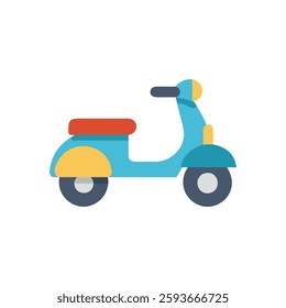 Dynamic scooter icon designed for adventurous themes.