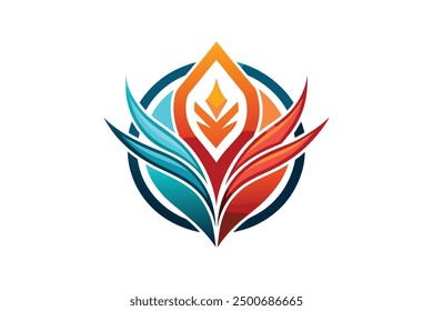 Dynamic Segments Of Colored Circle Brand Symbol