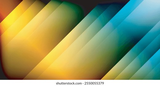 Dynamic shadow lines geometric shapes