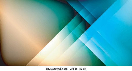 Dynamic shadow lines geometric shapes