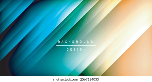 Dynamic shadow lines geometric shapes