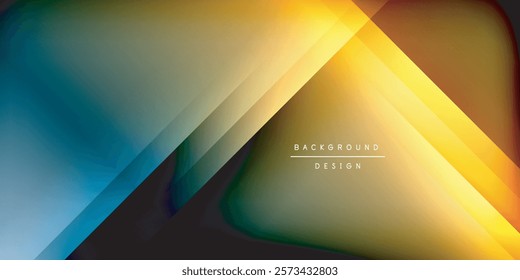 Dynamic shadow lines geometric shapes