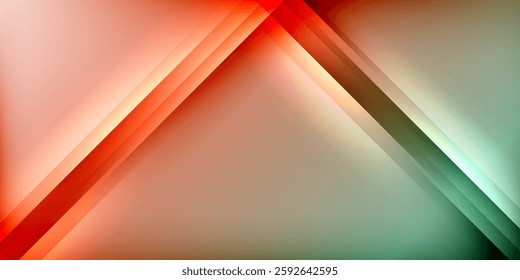 Dynamic shadow lines geometric shapes