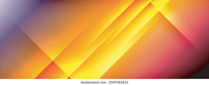 Dynamic shadow lines with gradient colors geometric background