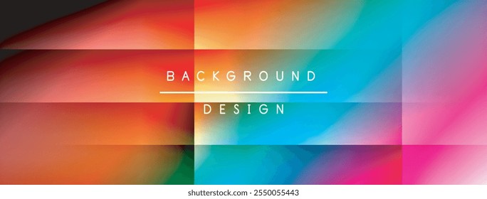 Dynamic shadow lines with gradient colors geometric background
