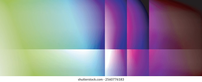 Dynamic shadow lines with gradient colors geometric background
