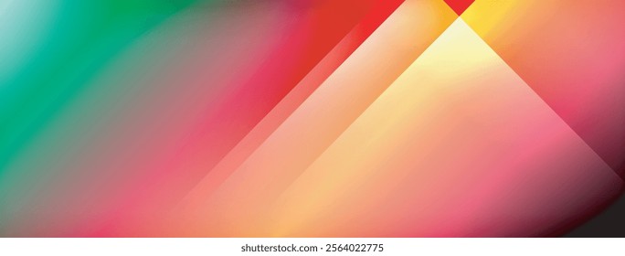 Dynamic shadow lines with gradient colors geometric background