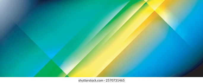 Dynamic shadow lines with gradient colors geometric background