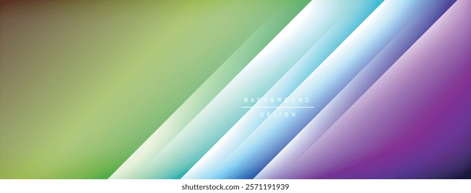 Dynamic shadow lines with gradient colors geometric background