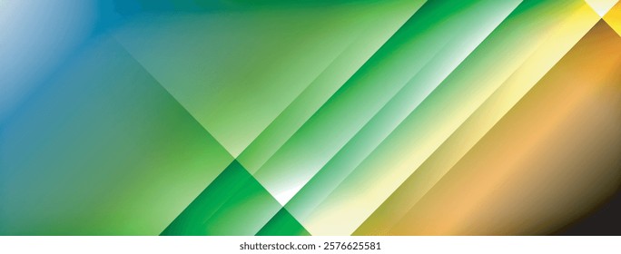 Dynamic shadow lines with gradient colors geometric background