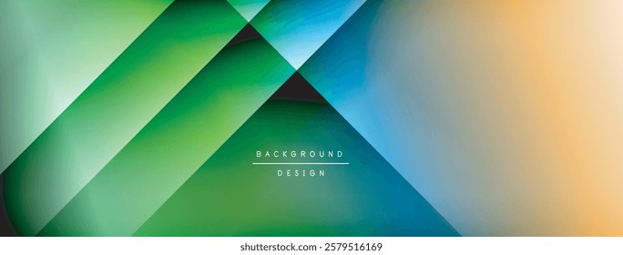 Dynamic shadow lines with gradient colors geometric background