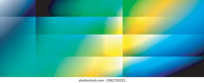 Dynamic shadow lines with gradient colors geometric background