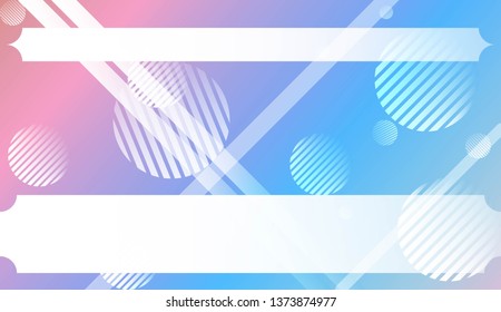 Dynamic shape background With Gradient Shape, Line, Circle, Space for Text. For Futuristic Ad, Booklets. Vector Illustration with Color Gradient