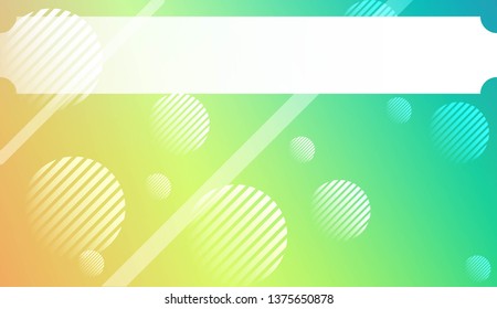 Dynamic shape background With Gradient Shape, Line, Circle, Space for Text. For Futuristic Ad, Booklets. Vector Illustration with Color Gradient