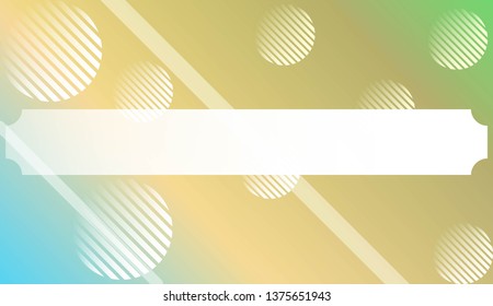 Dynamic shape background With Gradient Shape, Line, Circle, Space for Text. For Futuristic Ad, Booklets. Vector Illustration with Color Gradient