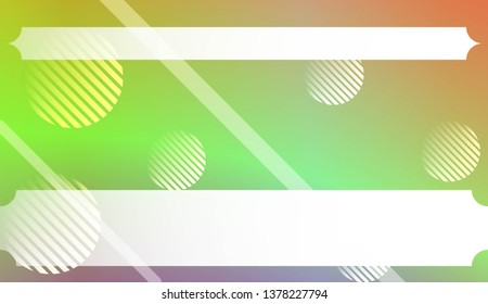 Dynamic shape background With Gradient Shape, Line, Circle, Space for Text. For Futuristic Ad, Booklets. Vector Illustration with Color Gradient