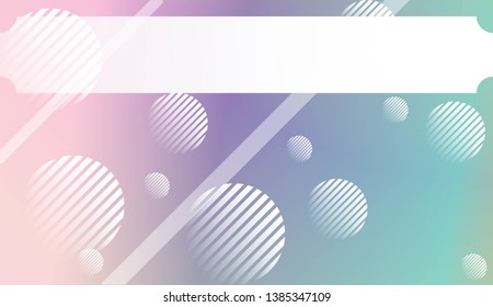 Dynamic shape background With Gradient Shape, Line, Circle, Space for Text. For Futuristic Ad, Booklets. Vector Illustration with Color Gradient