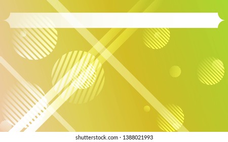 Dynamic shape background With Gradient Shape, Line, Circle, Space for Text. For Futuristic Ad, Booklets. Vector Illustration with Color Gradient