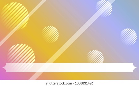 Dynamic shape background With Gradient Shape, Line, Circle, Space for Text. For Futuristic Ad, Booklets. Vector Illustration with Color Gradient