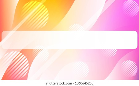 Dynamic shape background With Wave Gradient Shape, Line, Circle, Space for Text. For Futuristic Ad, Booklets. Vector Illustration.