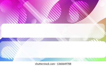 Dynamic shape background With Wave Gradient Shape, Line, Circle, Space for Text. For Futuristic Ad, Booklets. Vector Illustration.
