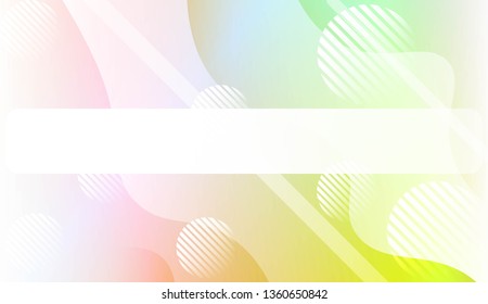 Dynamic shape background With Wave Gradient Shape, Line, Circle, Space for Text. For Futuristic Ad, Booklets. Vector Illustration.