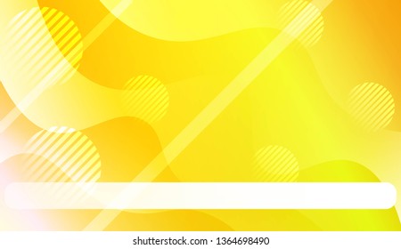 Dynamic shape background With Wave Gradient Shape, Line, Circle, Space for Text. For Futuristic Ad, Booklets. Vector Illustration.