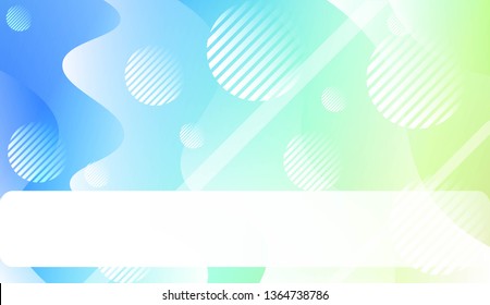 Dynamic shape background With Wave Gradient Shape, Line, Circle, Space for Text. For Futuristic Ad, Booklets. Vector Illustration.