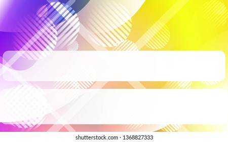 Dynamic shape background With Wave Gradient Shape, Line, Circle, Space for Text. For Futuristic Ad, Booklets. Vector Illustration.