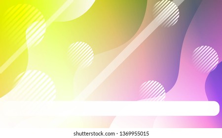 Dynamic shape background With Wave Gradient Shape, Line, Circle, Space for Text. For Futuristic Ad, Booklets. Vector Illustration.