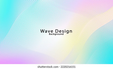 Dynamic shape composition. Minimal geometric background. Vector template design. Abstract Modern Line. Curvy geometric lines wave pattern texture on colorful. Vector graphic illustration template. 